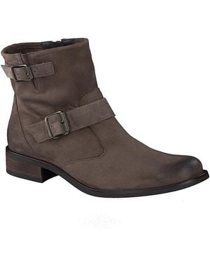 Paul Green Wyatt Bt Leather Ankle Boots - Brown