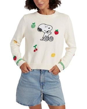 Chinti & Parker Fruity Snoopy Sweater - Gray