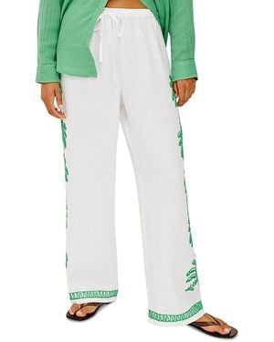 Rails Emmie Linen Drawstring Pants - White
