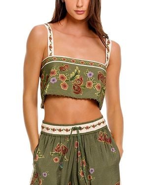 Agua Bendita Senja Aura Handmade Top - Green