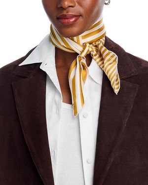 Rag & Bone Gia Silk Scarf - Brown