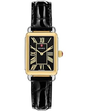 Michele Deco Park Watch, 23Mm X 29Mm - Metallic