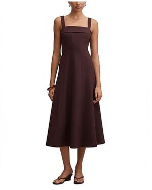 EVER NEW Harriet Low Back Bow Midi Dress - Purple