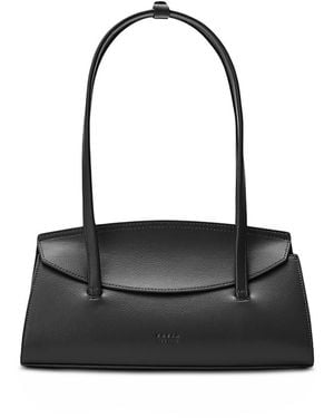 Freja Caroline Faux Leather Shoulder Bag - Black