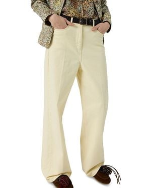 Gerard Darel Aelina High Rise Straight Jeans - Natural