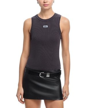 Ksubi Badge Origin Tank Washed Tee - Black