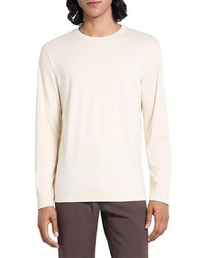 Theory Essential Relaxed Fit Long Sleeve - White