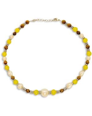 SANDRALEXANDRA New Cosmos Beaded Necklace, 13.9-15 - Metallic