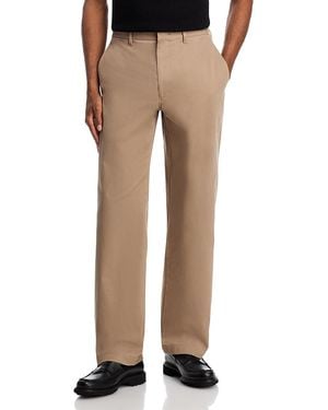 Theory Relaxed Fit Brushed Chinos - Natural