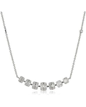 Zydo 18K Diamond Necklace, 16 - Metallic