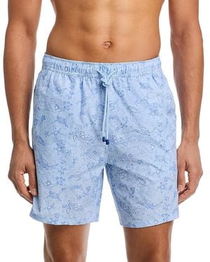 Peter Millar Oahu 7 Swim Trunks - Blue