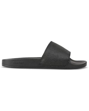 Sandro Leather Sandals - Black