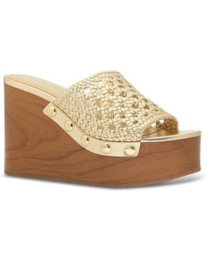 Michael Kors Mayes Wedge Sandals - Natural