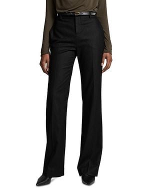 Vince Simone Wool Blend Flare Pants - Black