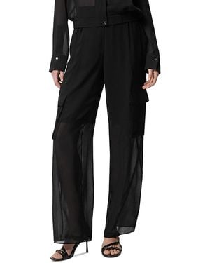 Pinko Casteggio Georgette Pants - Black