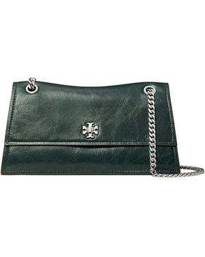 Tory Burch Kira Turnlock Leather Shoulder Bag - Green