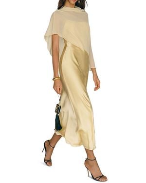 Reformation Lilibeth Silk Dress - Natural