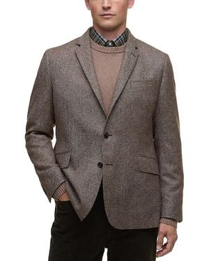 Barbour Godfrey Moons Shetland Slim Fit Blazer - Gray
