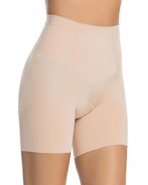 Spanx Oncore Mid-Thigh Shorts - Natural