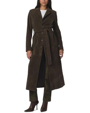 Joe's Jeans The Faux Suede Long Coat - Black