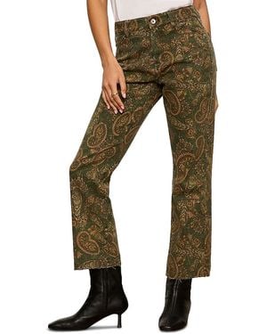 Sanctuary Cadence '90S Straight Crop Pants - Green