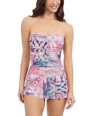 Gottex Karma Sweetheart Swim Dress - Purple