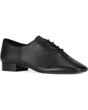 Jeffrey Campbell Swingdance Leather Oxford Flats - Black