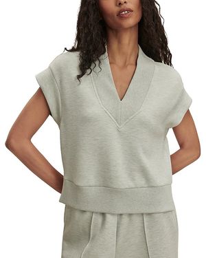 Varley Gracee V Neck Tank Top - Gray