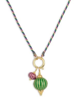 Caroline de Benoist Laka Thread Necklace, 25.6 - Metallic