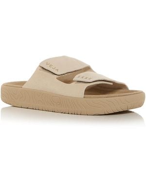 Veja Etna Slide Sandals - Natural