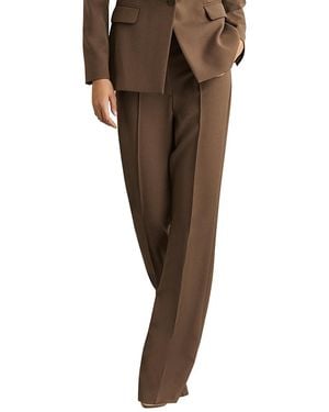 Reiss Gabi Flare Leg Pants - Brown