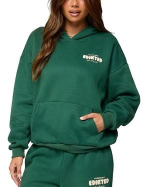 Edikted Lounge Edit Hoodie - Green