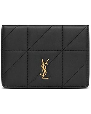 Saint Laurent Jamie Passport Case - Black