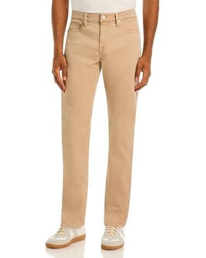 FRAME L'Homme Slim Brushed Twill 32.5 Pants - Natural