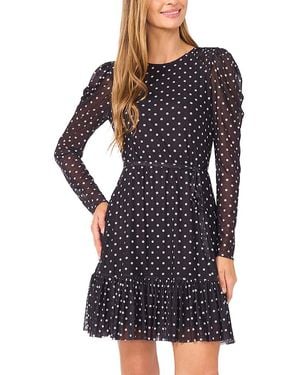 Cece Belted Mini Dress - Blue