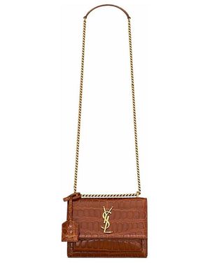 Saint Laurent Sunset Small Bag - White