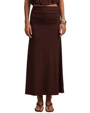 EVER NEW Sutton Flute Maxi Skirt - Brown