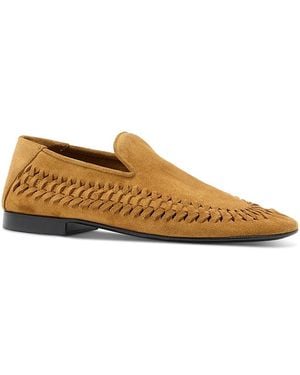 Proenza Schouler Whip Suede Loafers - Natural