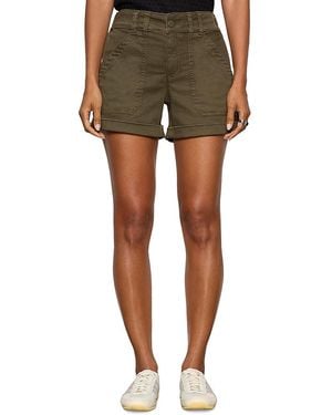 Sanctuary Wander On High Rise Jean Shorts - Green