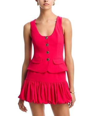 Black Halo Enid Mini Dress - Red