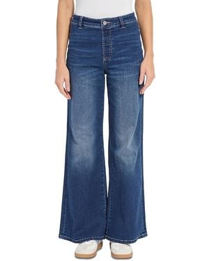 Lyssé Iris High Rise Wide Leg Everyday Jeans - Blue