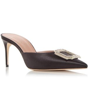 Malone Souliers Mona Embellished Pointed Toe Pumps - Metallic