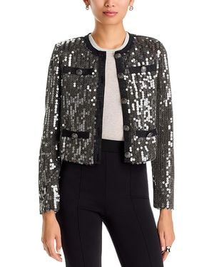 Ramy Brook Anna Paillette Jacket - Black