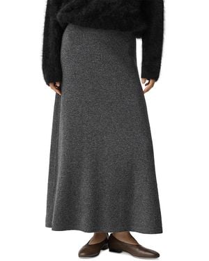 Theory Astor Soft Maxi Skirt - Black