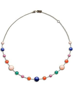 Ippolita 18K Lollipop Multi Gemstone Lollitini Festa Station Necklace, 18 - Metallic