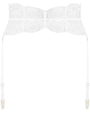 Bluebella Gabriella Waspie Garter Belt - White