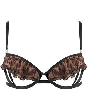 Bluebella Matisse Halboffener Bh Leopard/Schwarz - Braun