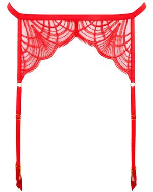 Bluebella Anaya Suspender Flame Scarlet - Red