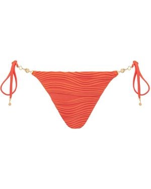 Bluebella Orta Tie-Side Bikini Brief Hot Coral - Red
