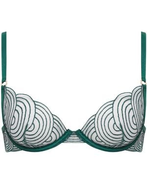 Bluebella Aster Wired Bra Botanical Garden Green/sheer